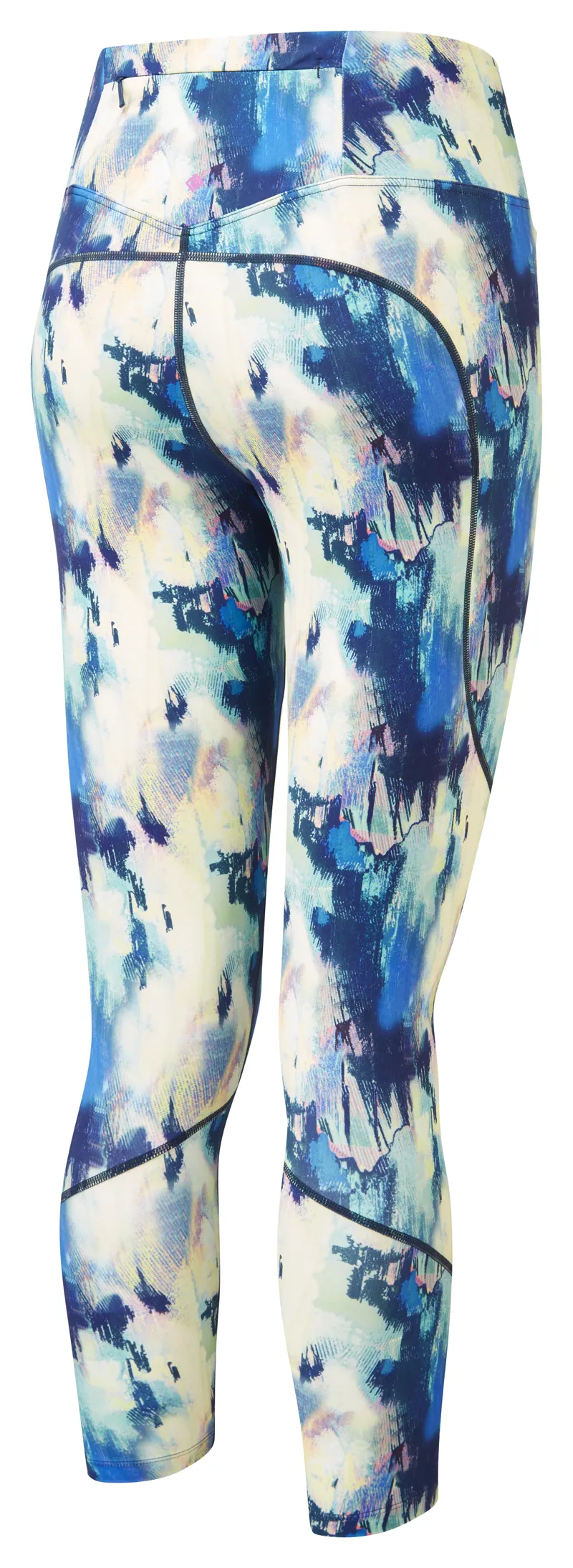 Ronhill Tech Crop Tight Womens in Multi Illusion-1