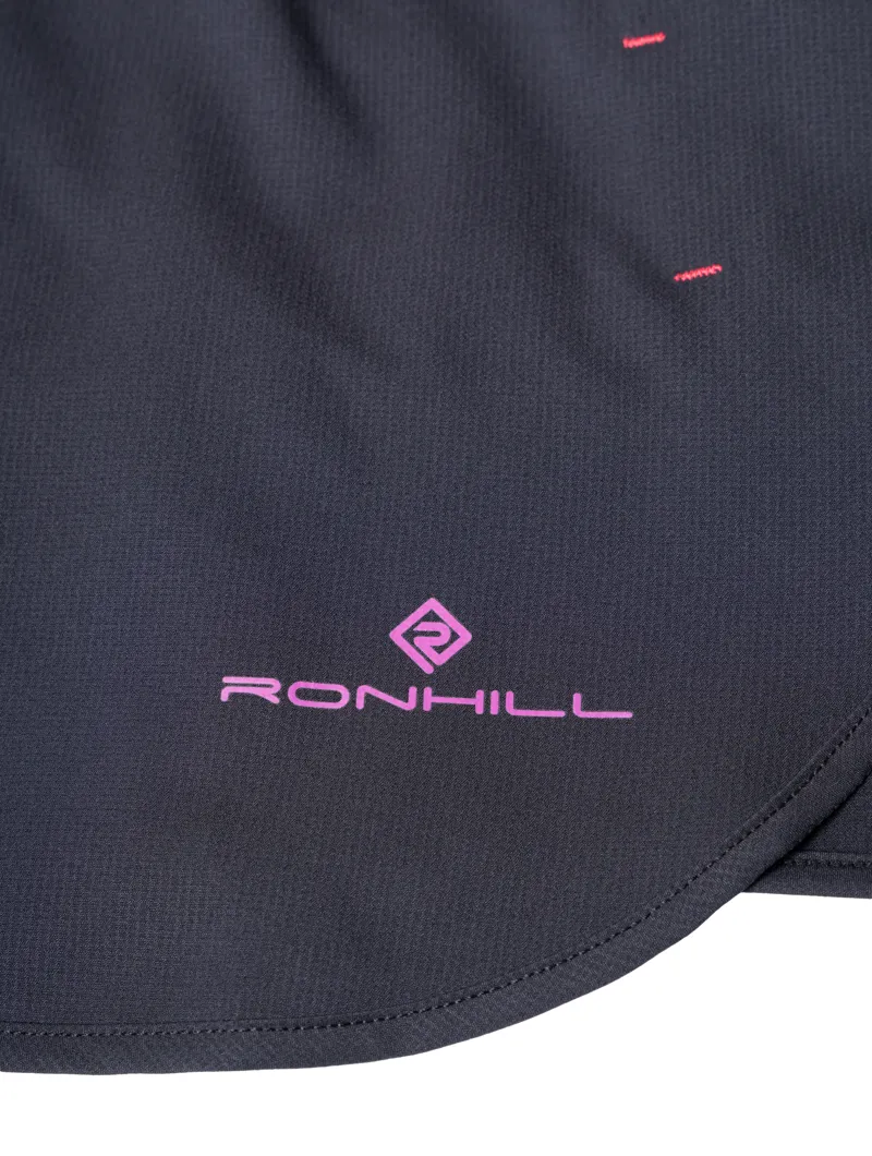 Ronhill Tech 4.5 Inch Short Womens in Black/Razzmatazz-2