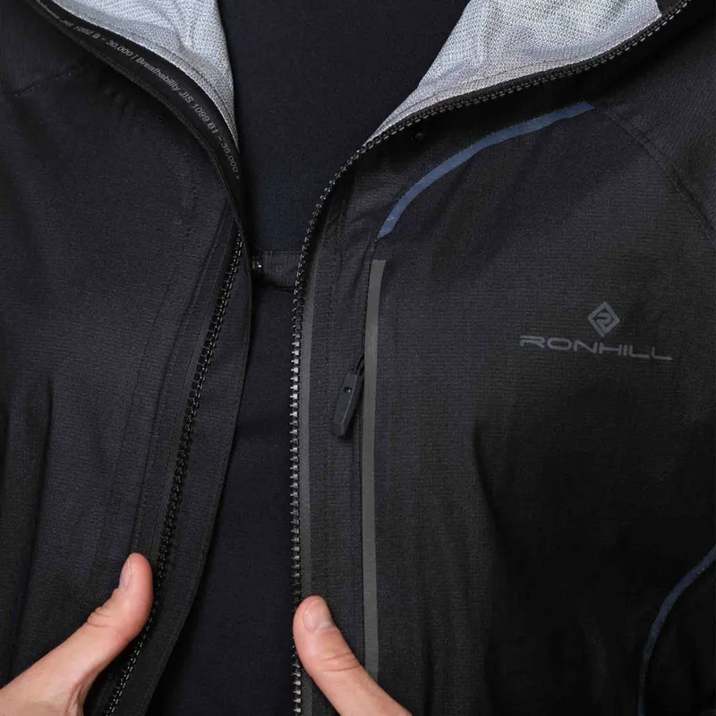 Ronhill Tech Fortify Jacket Womens in All Black-4