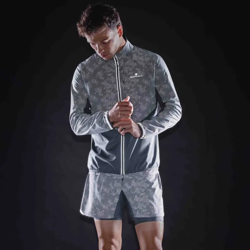 Ronhill Tech Reflect Lux Jacket Mens in Black/Reflect-8