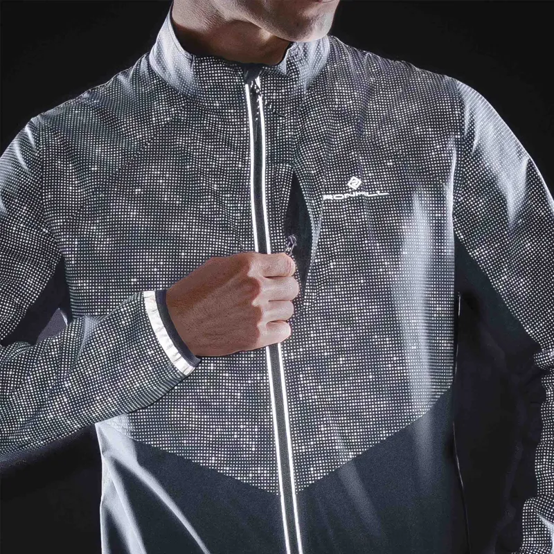 Ronhill Tech Reflect Lux Jacket Mens in Black/Reflect-10