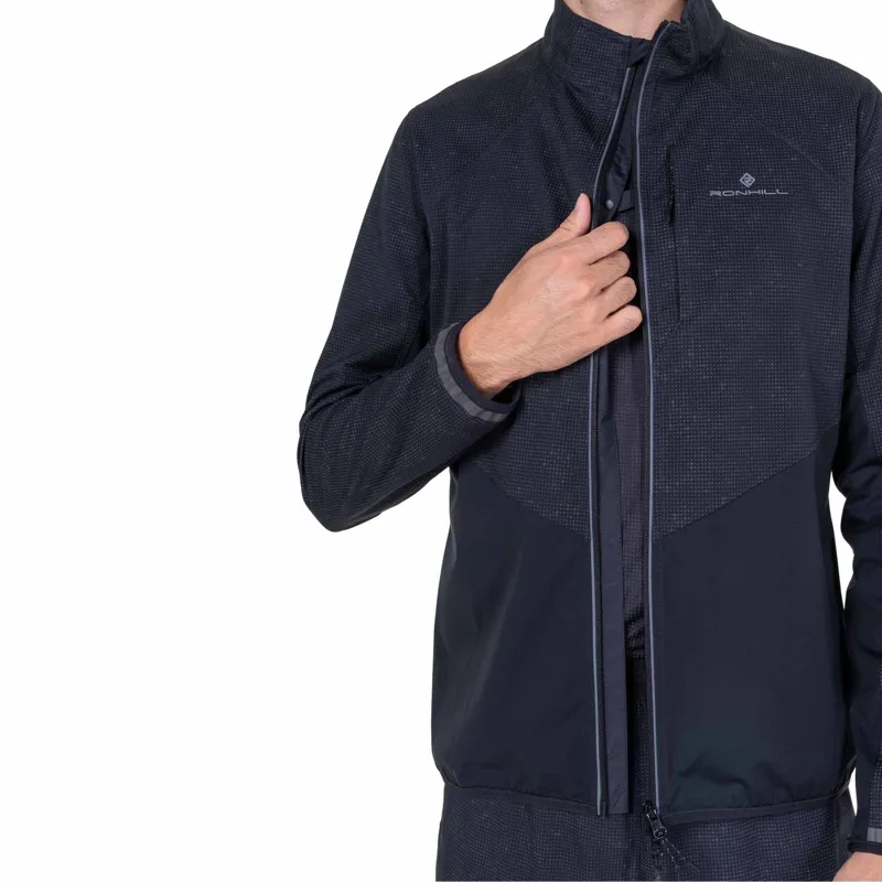 Ronhill Tech Reflect Lux Jacket Mens in Black/Reflect-4