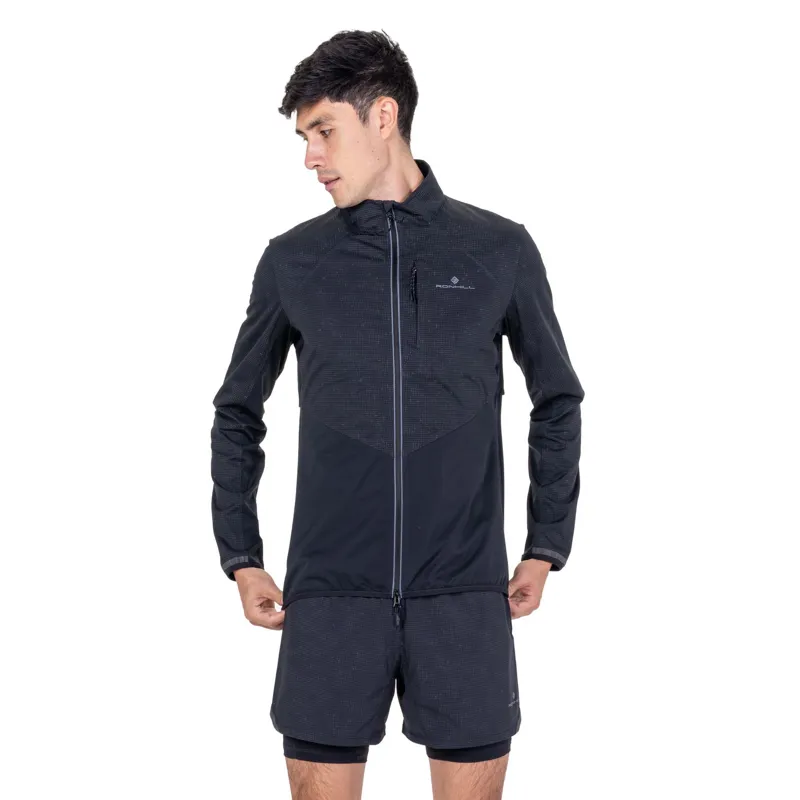 Ronhill Tech Reflect Lux Jacket Mens in Black/Reflect-3