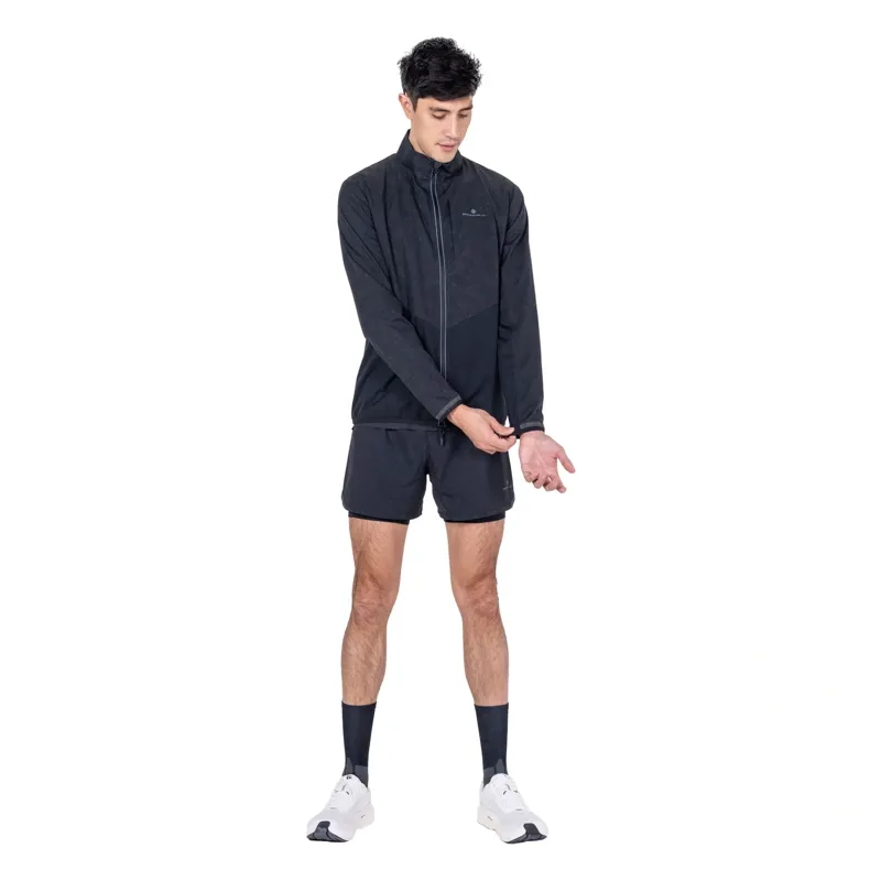 Ronhill Tech Reflect Lux Jacket Mens in Black/Reflect-1