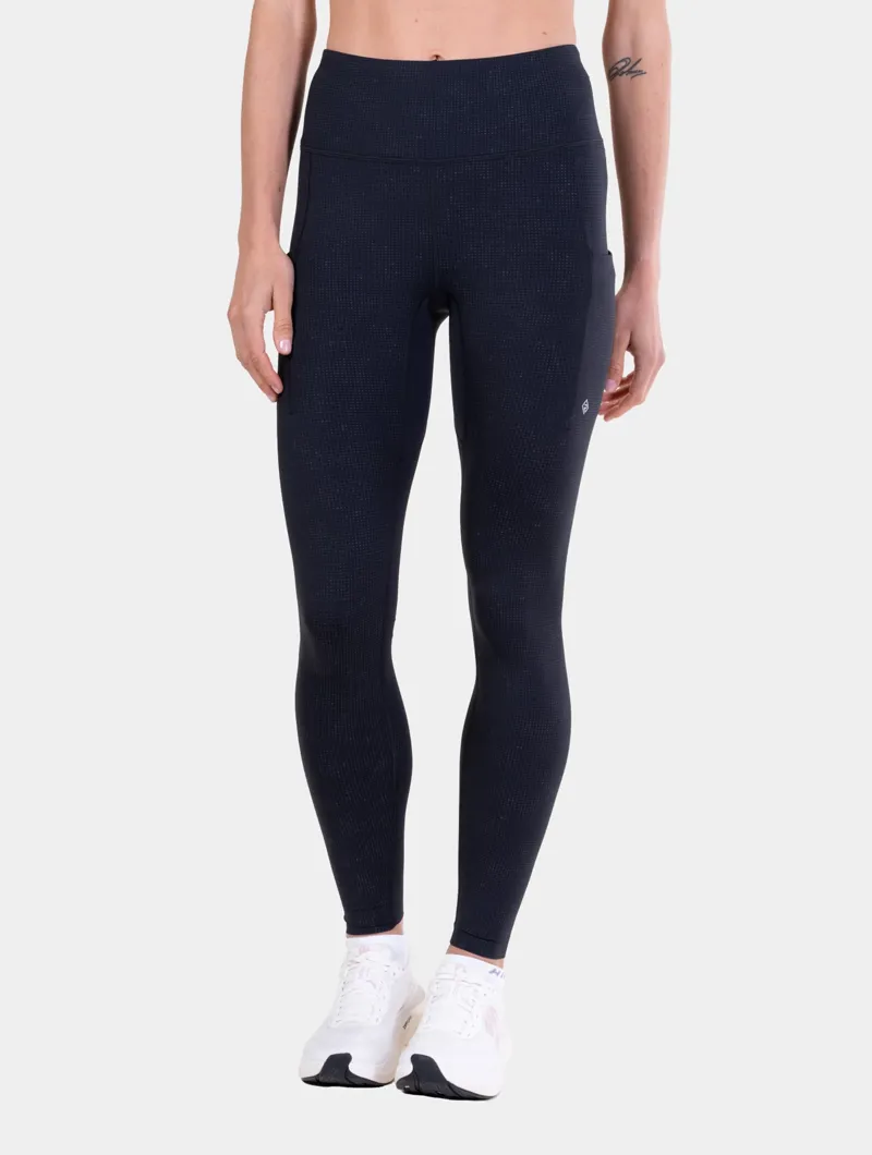 Ronhill Women's Tech Reflect Lux Tights in Black/Reflect-2