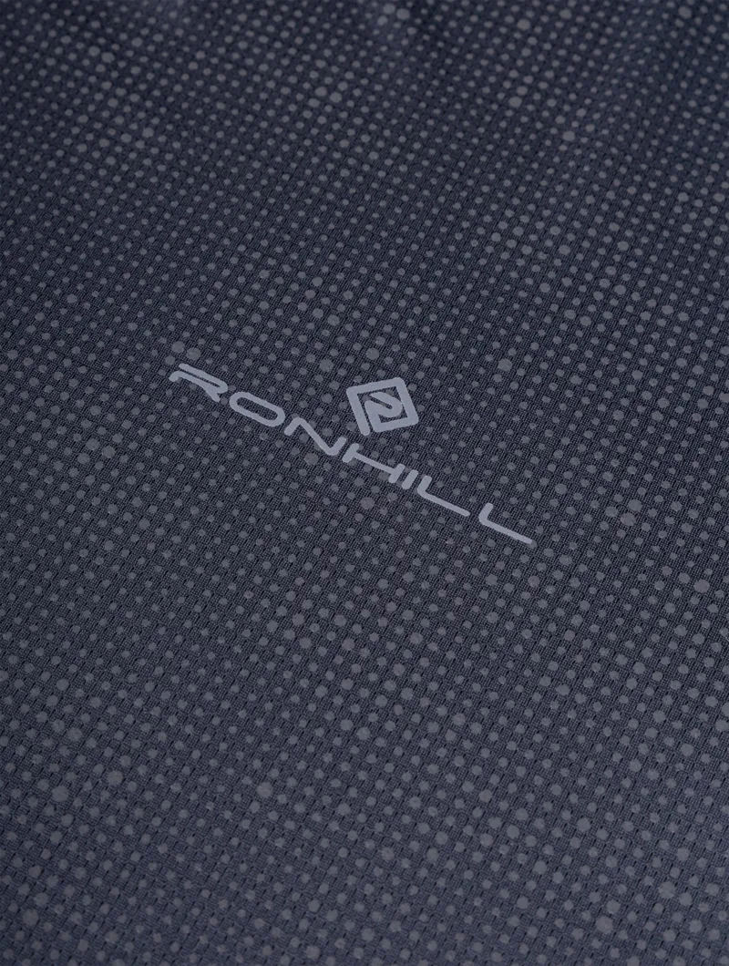 Ronhill Tech Reflect Lux Long Sleeve Tee Mens in Black/Reflect-5