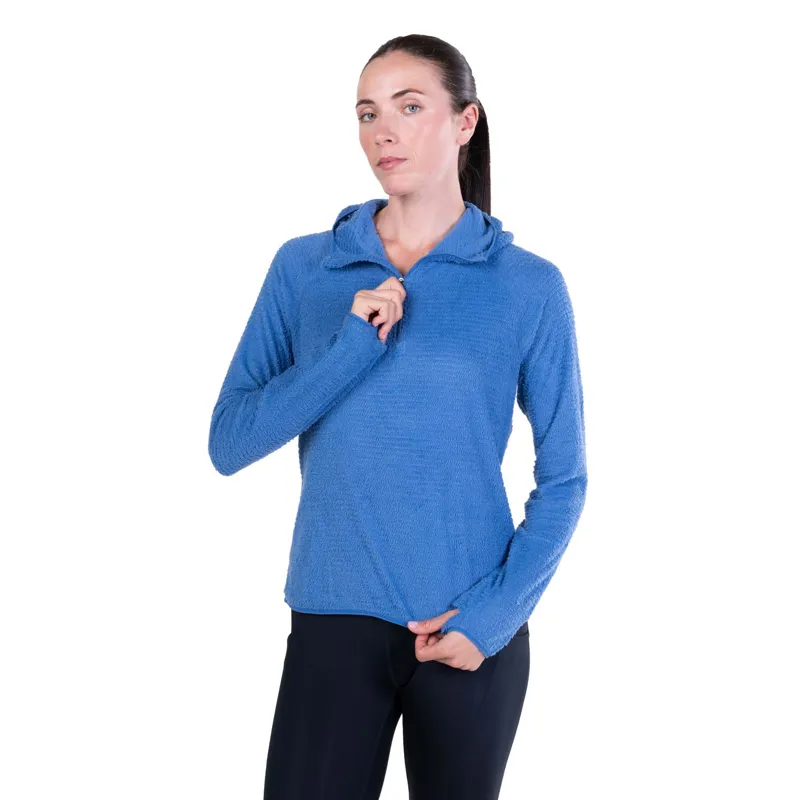 Ronhill Tech Winter Primaloft Hoodie Womens in Lumiere/Sumac-2