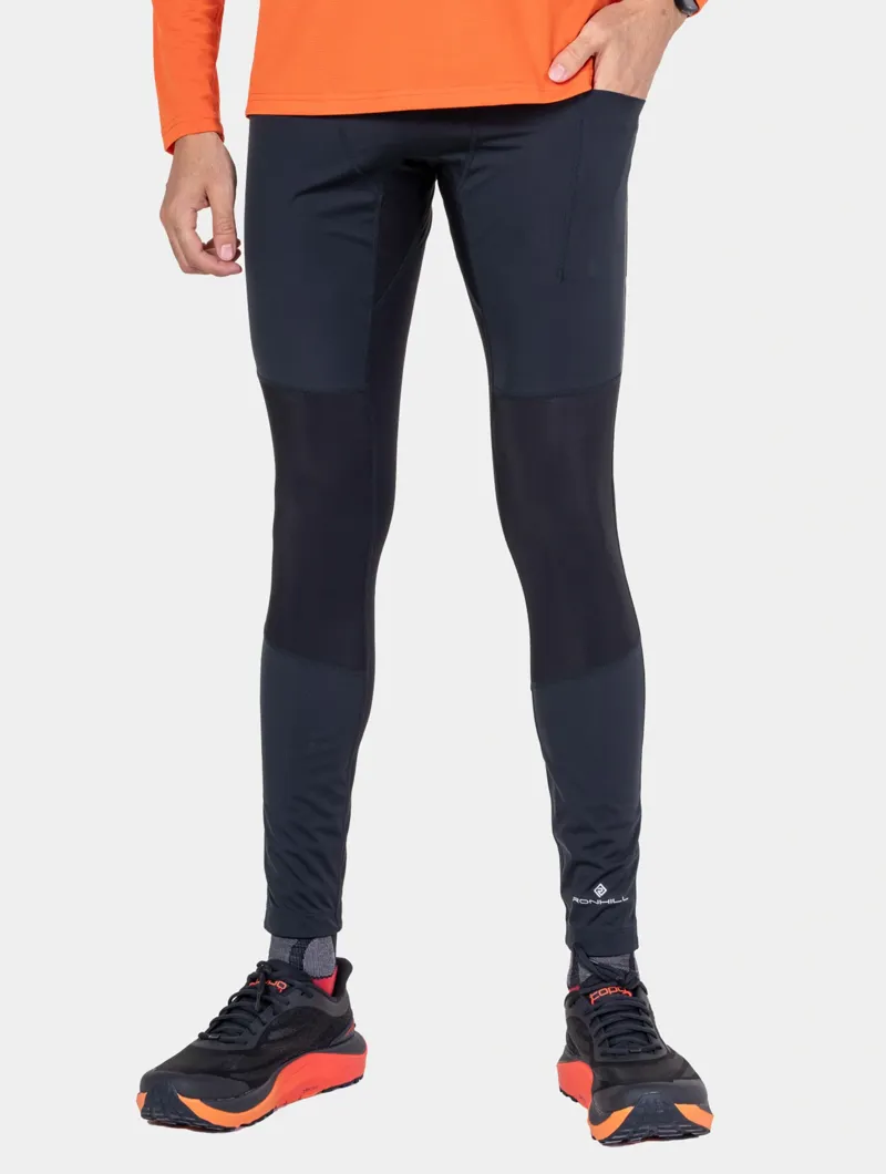 Ronhill Tech Wind Block Tight Mens in All Black-2