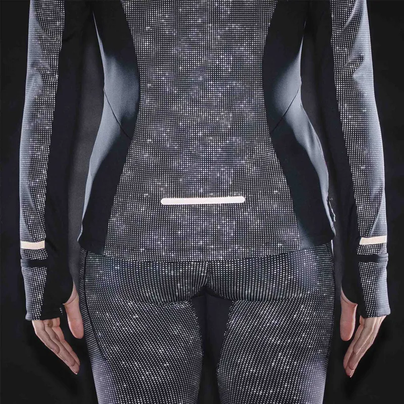 Ronhill Tech Reflect Lux Jacket Womens in Black/Reflect-7