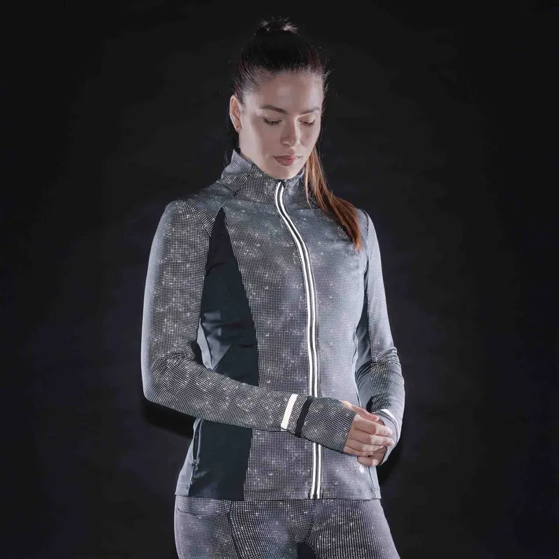 Ronhill Tech Reflect Lux Jacket Womens in Black/Reflect-1