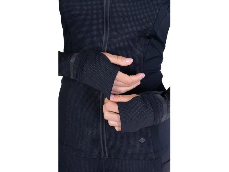 Ronhill Tech Reflect Lux Jacket Womens in Black/Reflect-8