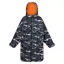 Regatta Junior Waterproof Robe in Black Camo/Persimmon