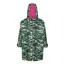 Regatta Junior Waterproof Robe in Cactus Camo/Pink Potion