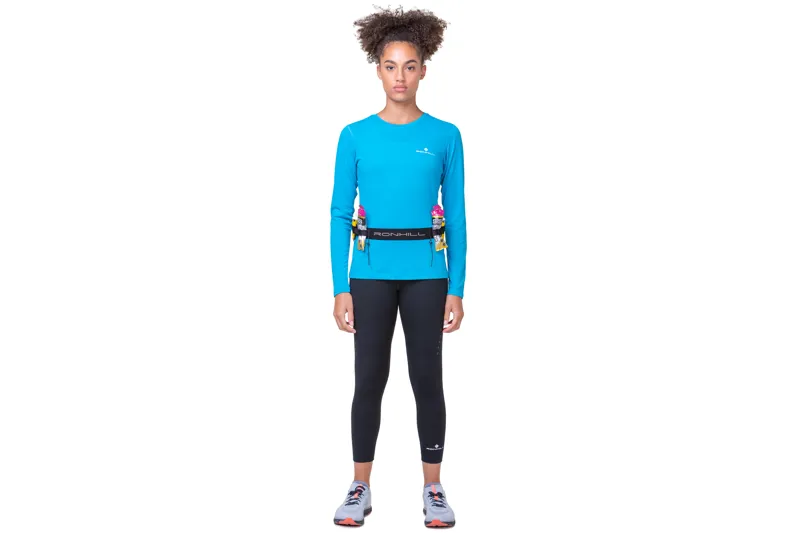 Ronhill Race Number Belt in All Black-2