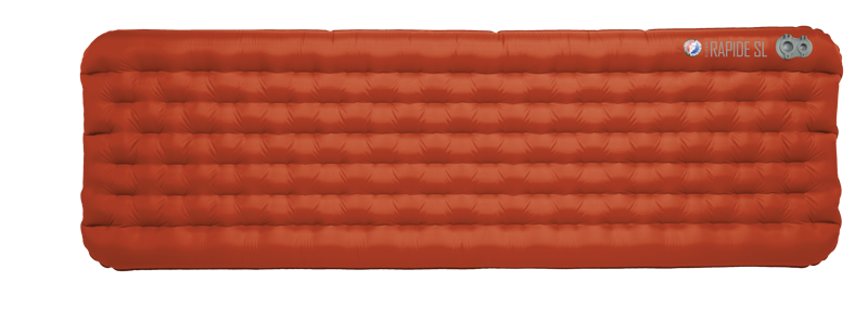 Big Agnes Rapide SL Insulated Sleeping Pad 25x72 Wide Reg in Orange