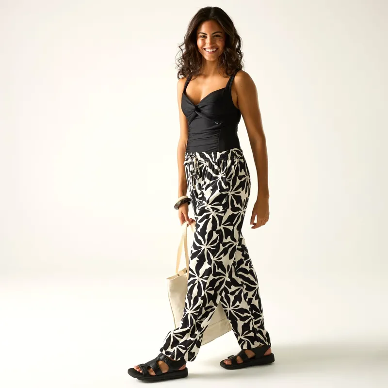 Regatta Sakari Tummy Control Costume Womens in Black-9