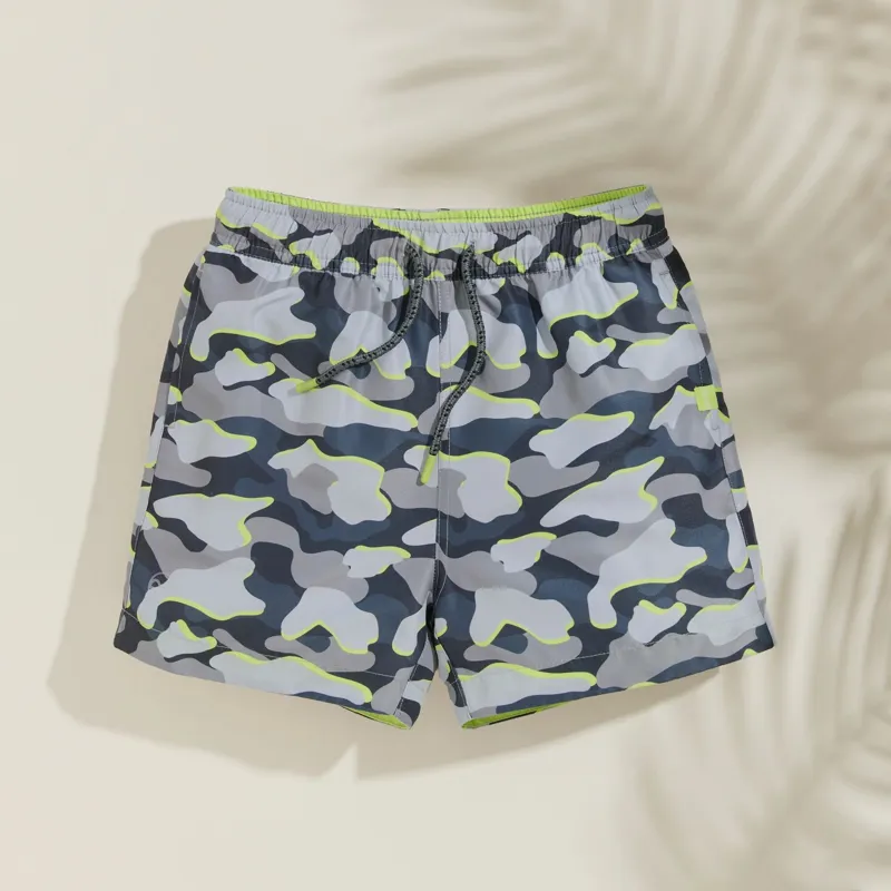 Regatta Skander Swim Short Kids in Dark Storm Camo-3