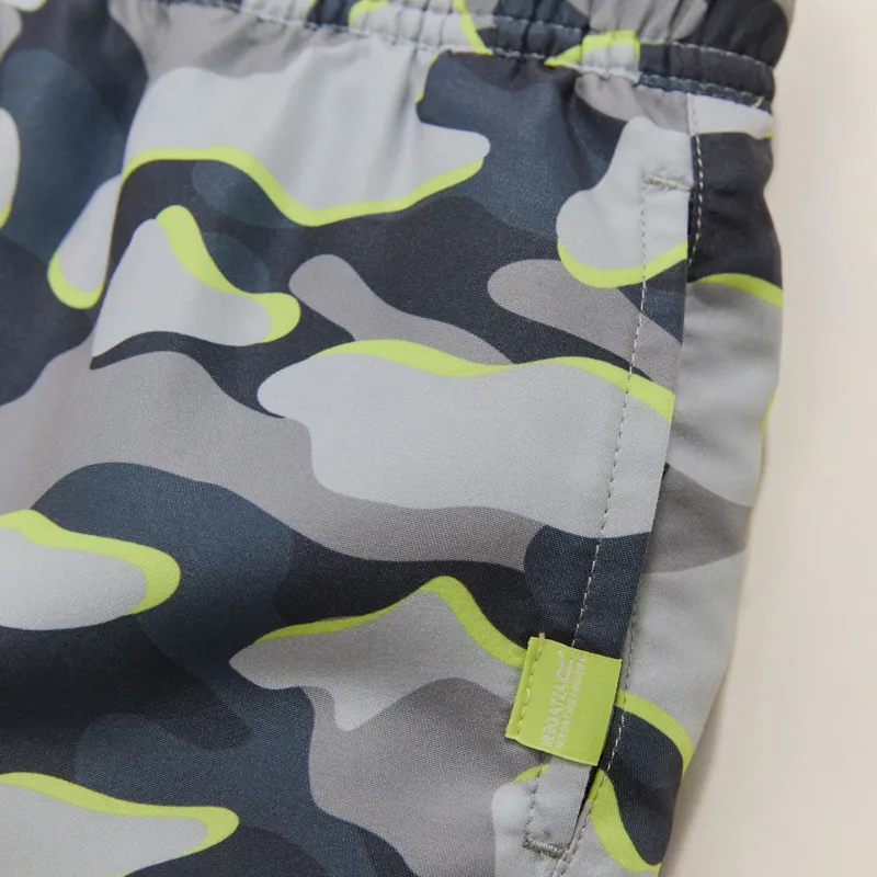 Regatta Skander Swim Short Kids in Dark Storm Camo-4