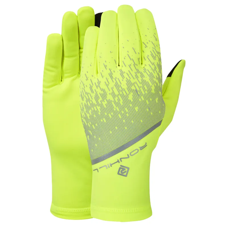 Ronhill Reflect Glove in Fluo Yellow/Reflect