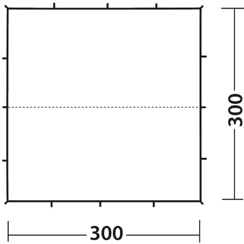 Robens Tarp 3x3m for Route Tent in Blue-2