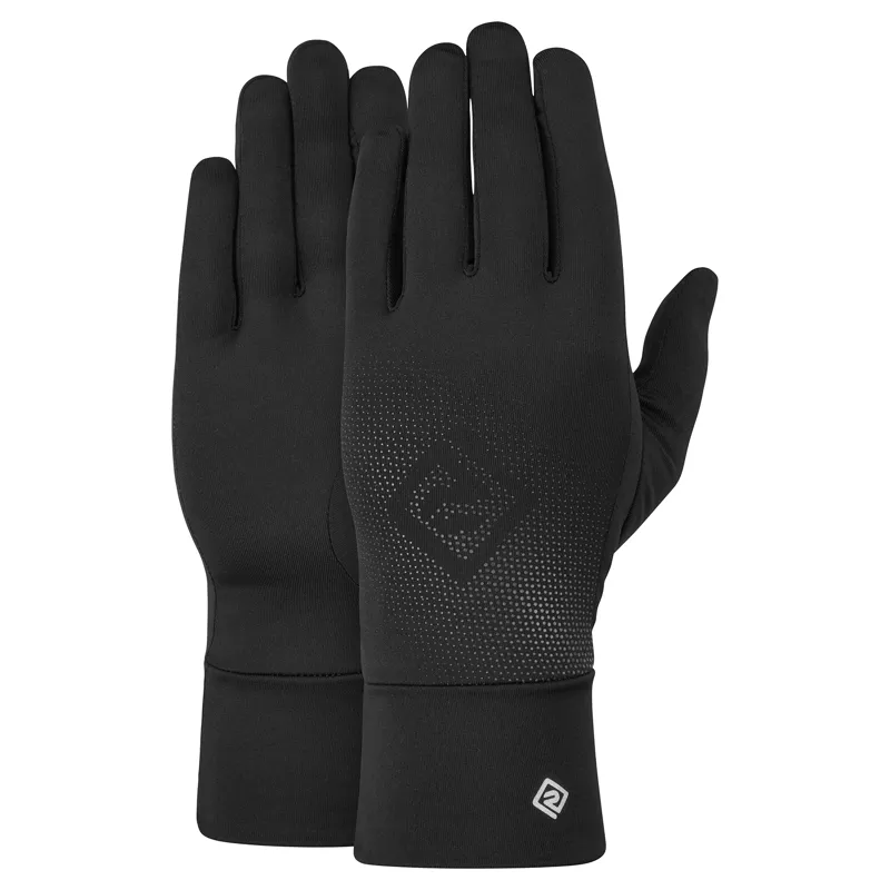 Ronhill Beanie and Glove Set in All Black-1