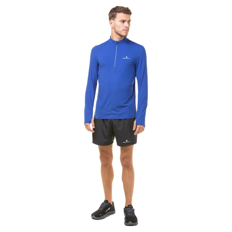 Ronhill Core Thermal 1/2 Zip Men's in Dark Cobalt/Bright White-3