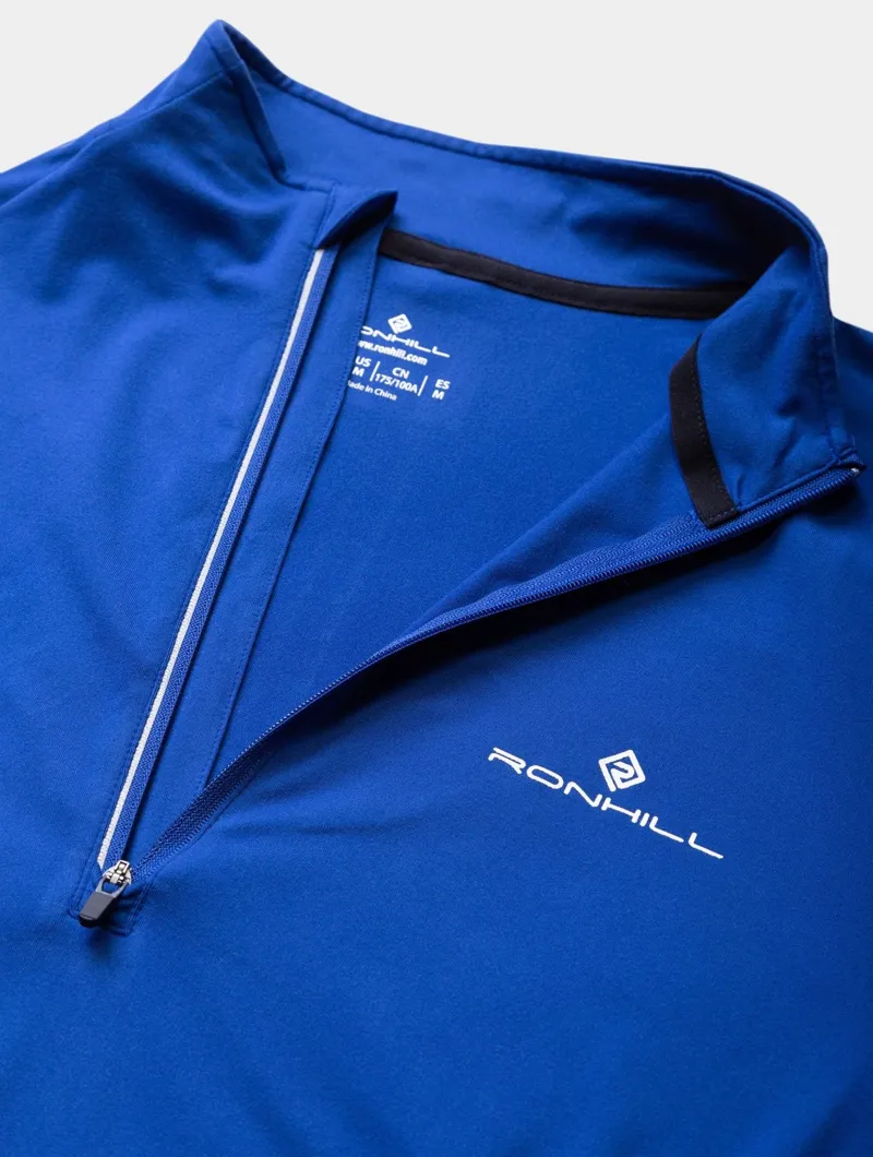 Ronhill Core Thermal 1/2 Zip Men's in Dark Cobalt/Bright White-7