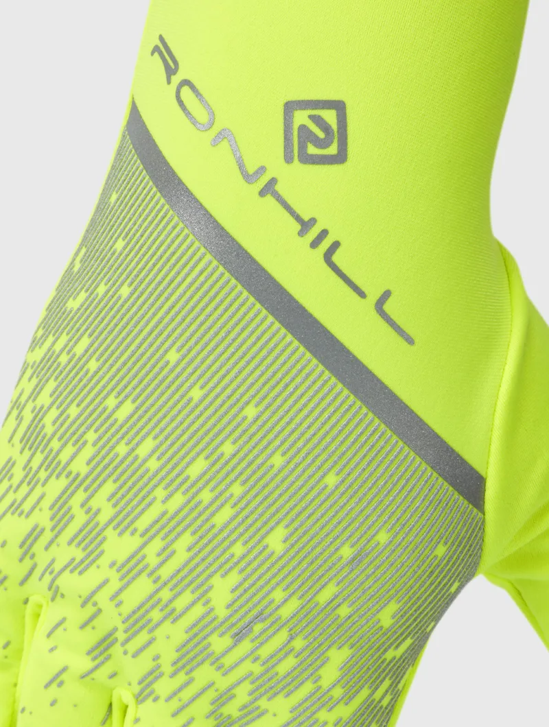 Ronhill Reflect Glove in Fluo Yellow/Reflect-3