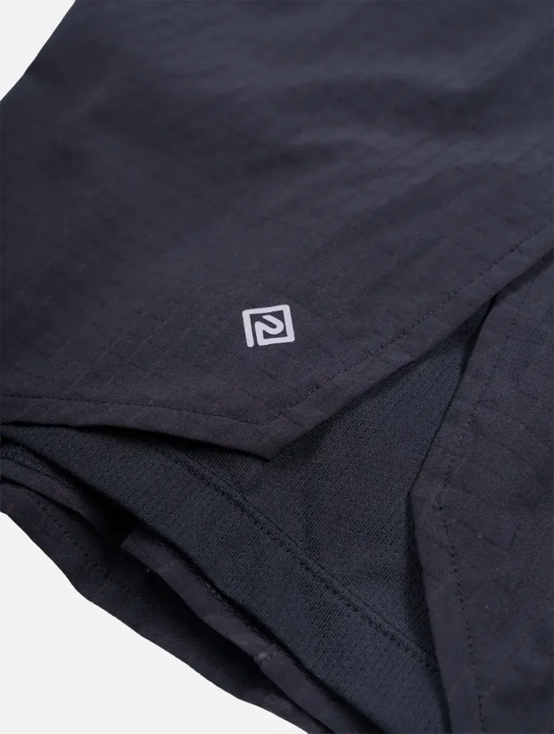 Ronhill Tech All Terrain 5 inch Twin Short Womens in All Black-3
