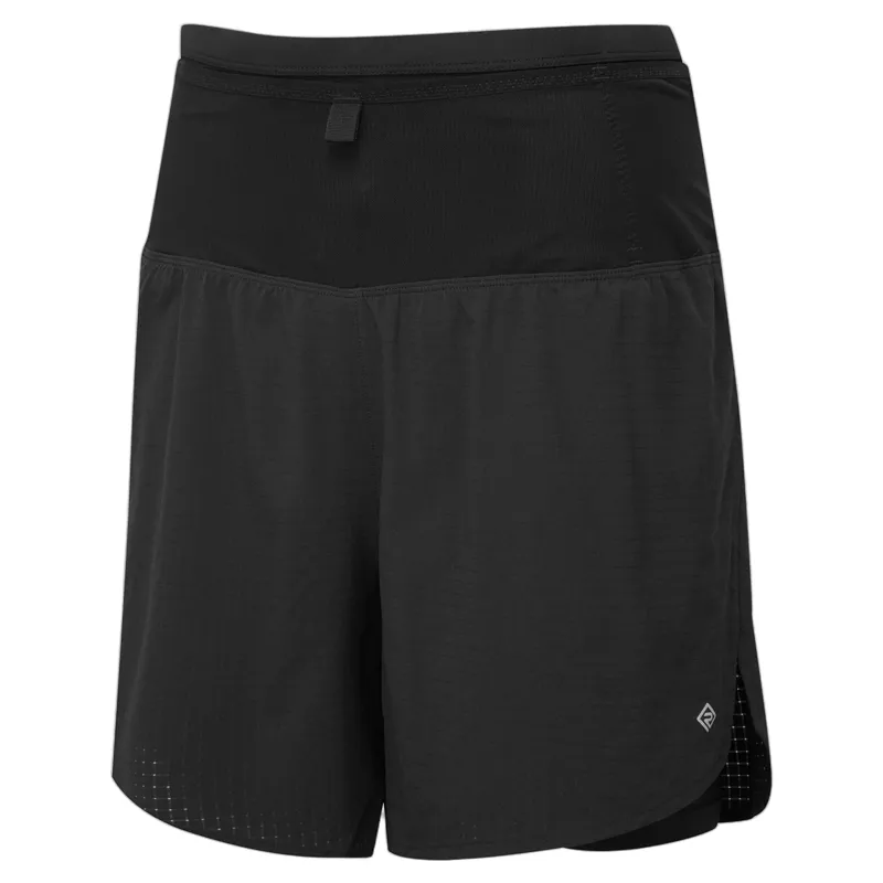Ronhill Tech All Terrain 5 inch Twin Short Womens in All Black