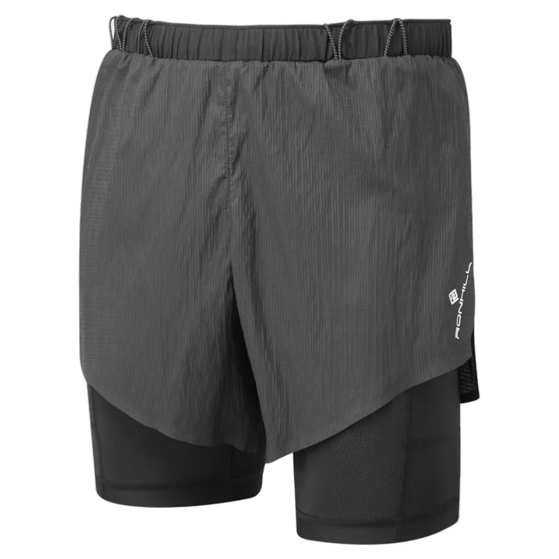 Ronhill Tech Race Twin Short Men's in All Black