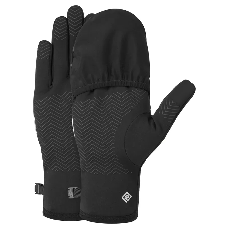 Ronhill Wind Block Convertible Glove in All Black