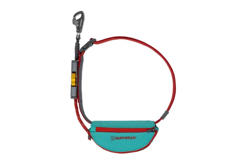 Ruffwear Hitch Hiker Leash in Aurora Teal-8