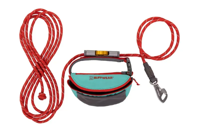 Ruffwear Hitch Hiker Leash in Aurora Teal-2
