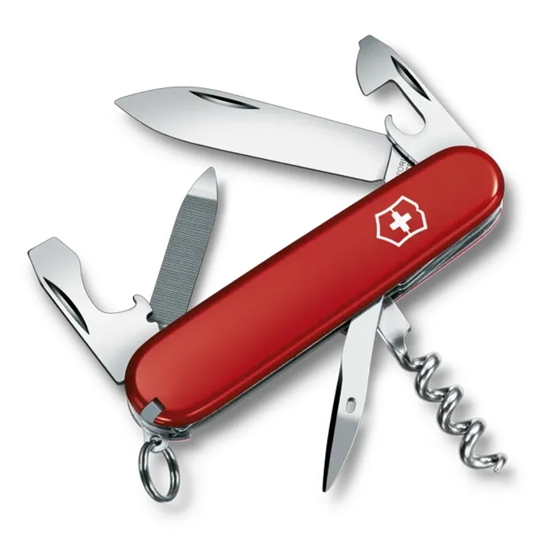Victorinox Sportsman Swiss Army Knife in Red