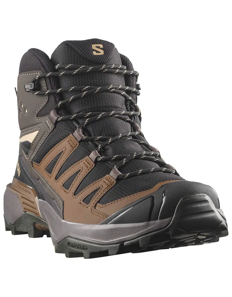 Salomon X Ultra 360 Mid GTX Hiking Boots Mens in Black/Dark Gull Gray-2