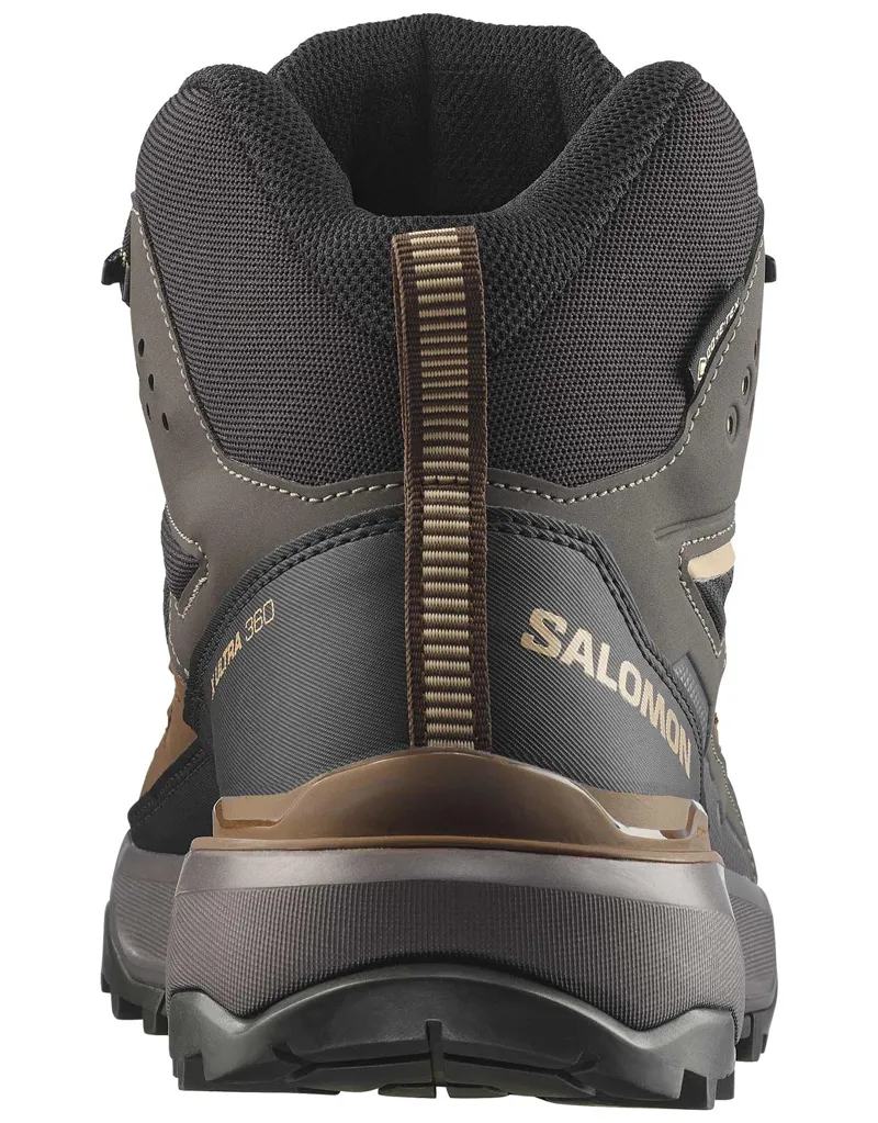 Salomon X Ultra 360 Mid GTX Hiking Boots Mens in Black/Dark Gull Gray-5