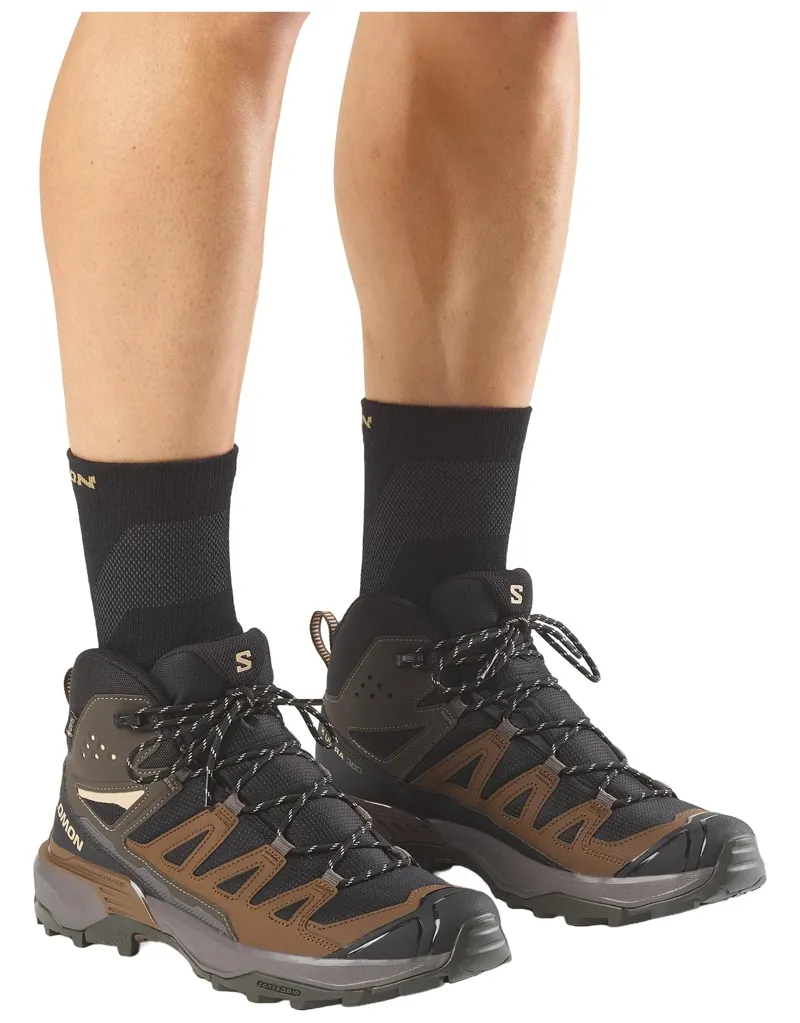 Salomon X Ultra 360 Mid GTX Hiking Boots Mens in Black/Dark Gull Gray-6