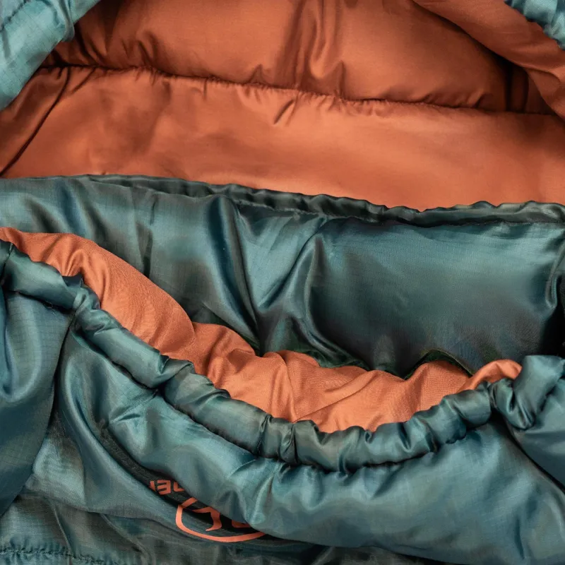Highlander Rayet 350 Sleeping Bag in Pine Green-3