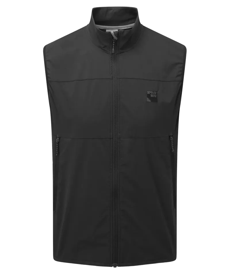 Sprayway Hallin Vest Wind Resistant Mens in Black