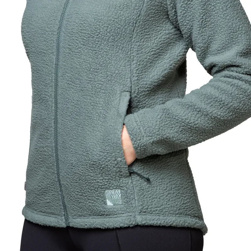 Sprayway Aber Fleece Jacket Womens in Balsam Green-9