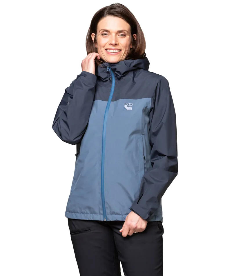 Sprayway Sawel Gore-Tex Waterproof Jacket Womens in Flint/Dark Graphite-5