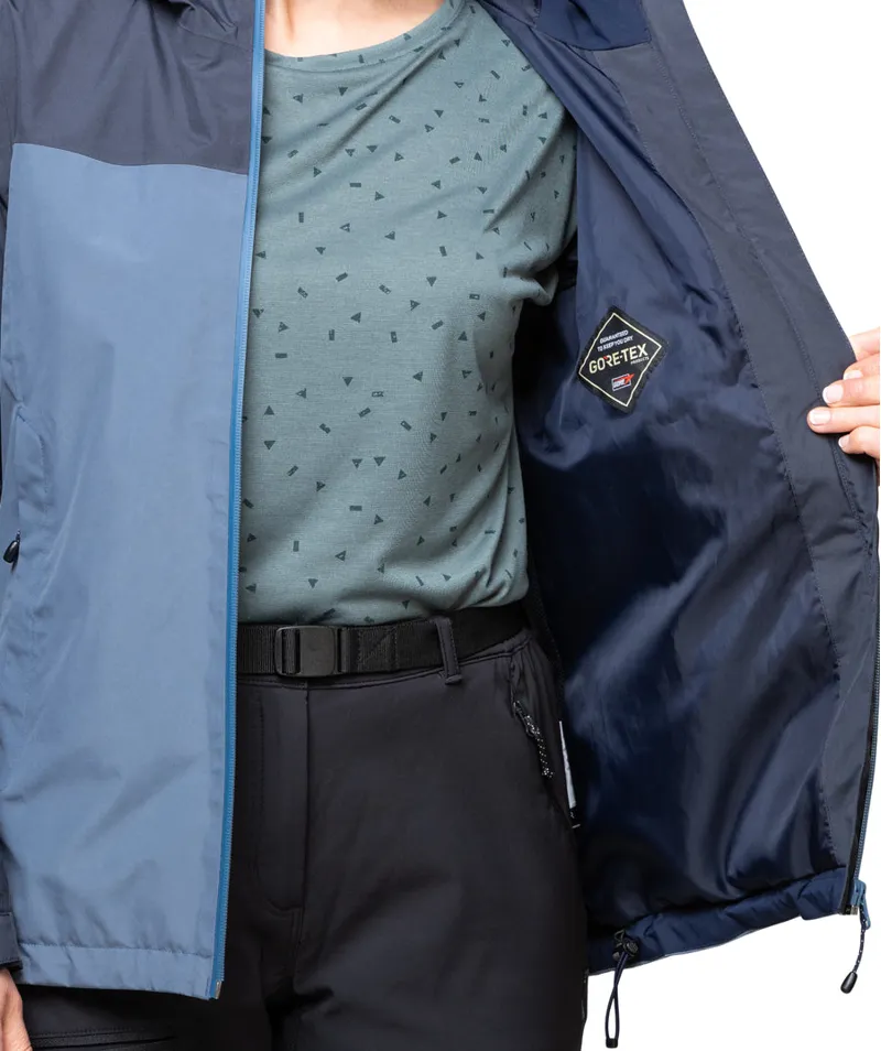 Sprayway Sawel Gore-Tex Waterproof Jacket Womens in Flint/Dark Graphite-11