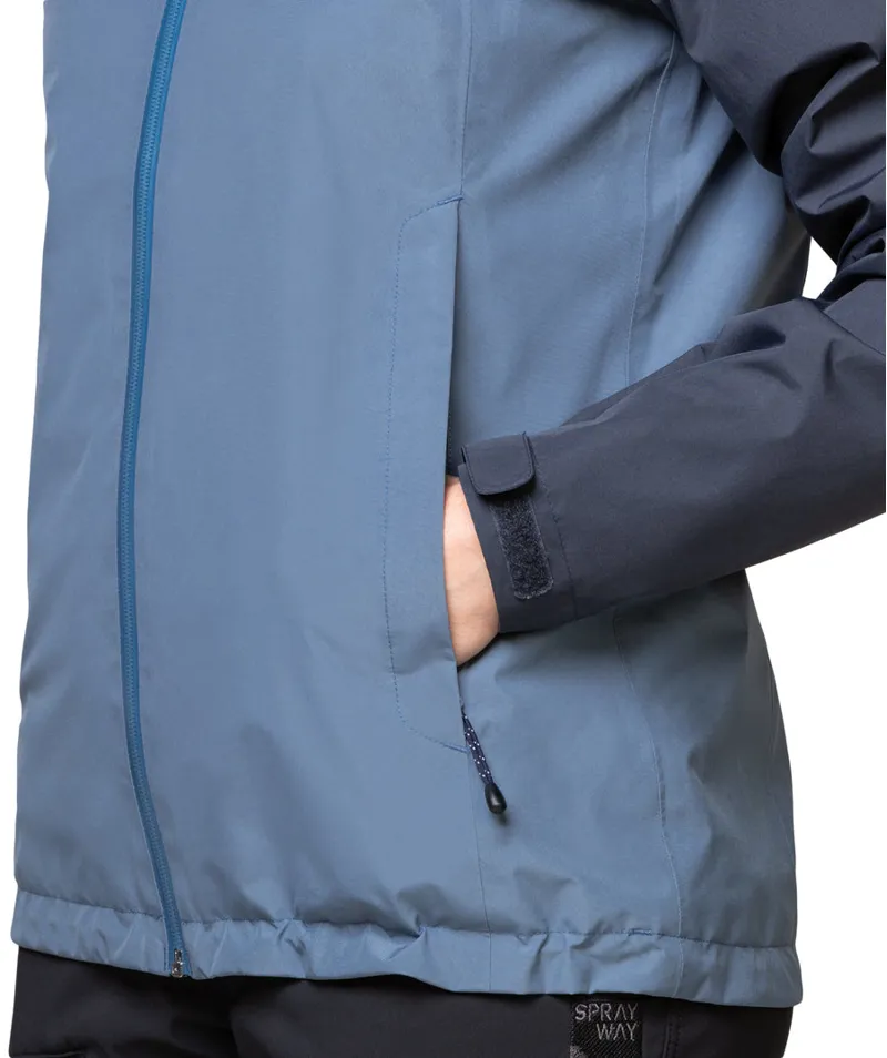 Sprayway Sawel Gore-Tex Waterproof Jacket Womens in Flint/Dark Graphite-13