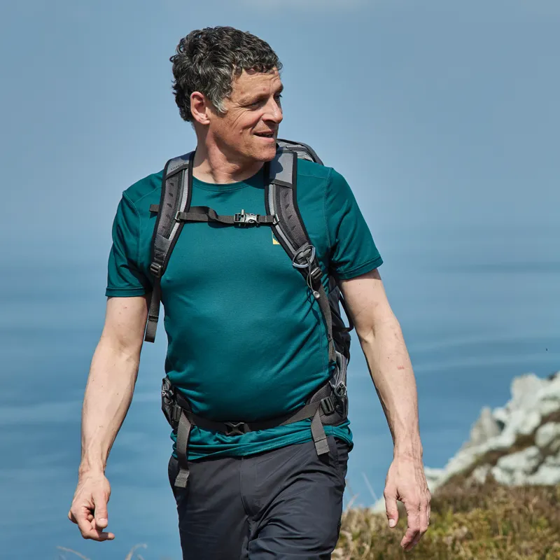 Sprayway Trail Tee Mens in Dark Sea-11