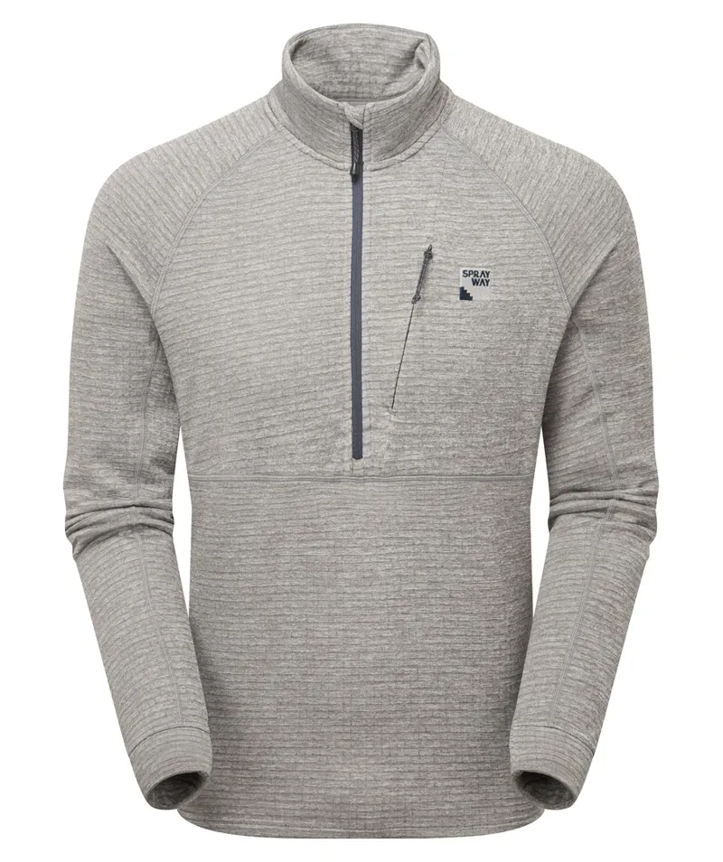 Sprayway Meldon Half Zip Mens in Fossil