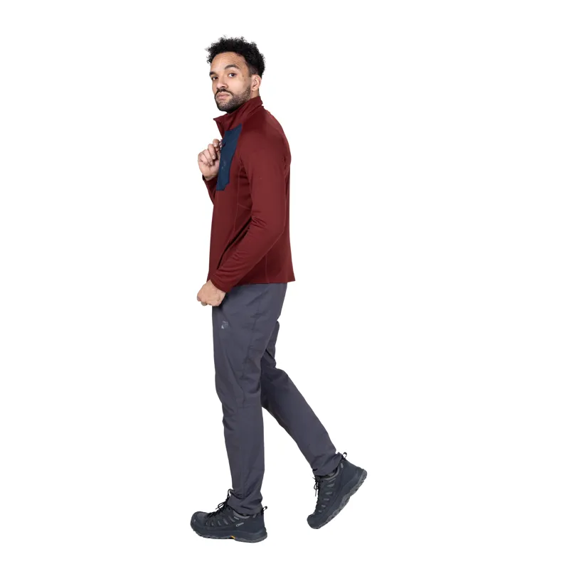Sprayway Tarn Half-Zip Mens in Garnet-6