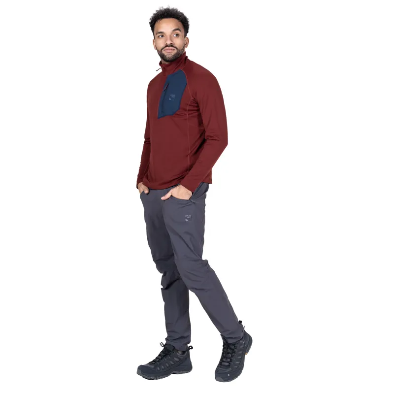 Sprayway Tarn Half-Zip Mens in Garnet-7