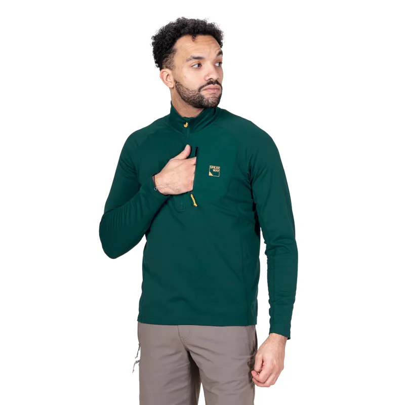Sprayway Tarn Half-Zip Mens in Dark Sea-7