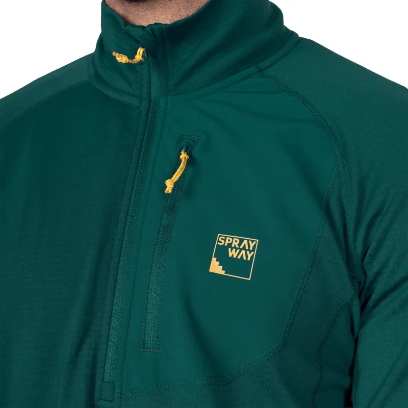 Sprayway Tarn Half-Zip Mens in Dark Sea-8